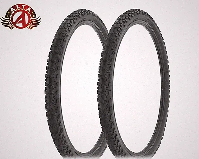 2 ALTA 27.5" x 2.20 M.T.B DURABLE Tires – ROUGH Rugged Knobby Tread ALL-TERRAIN.