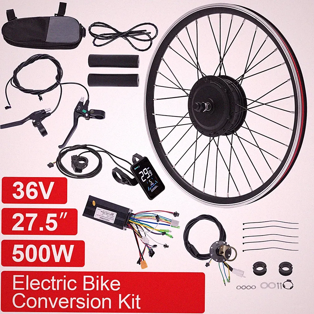27.5"E-Bike Front Wheel Hub Motor 500W 36V Electric Bicycle Motor Conversion Kit
