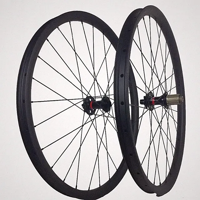 27.5in Carbon Fiber Clincher Wheelset 35X25mm for Cross Country MTB XC Bicycle