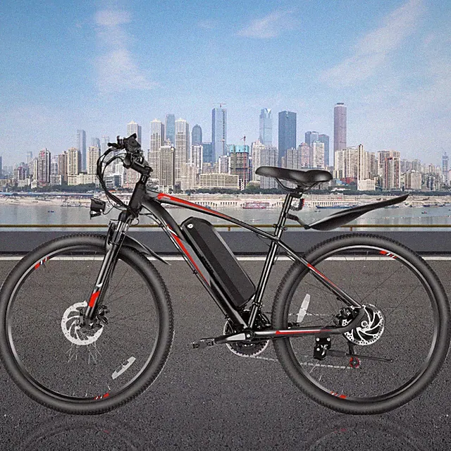 27.5in Electric Bike 21-Speed Mountain Bicycle 500W 48V 10.4Ah Commuter Ebikes🚵