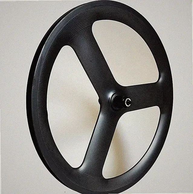 3 Spokes 20" 451 Carbon Folding Bike Wheelset V Brake Dise Brake Bicycle Wheels