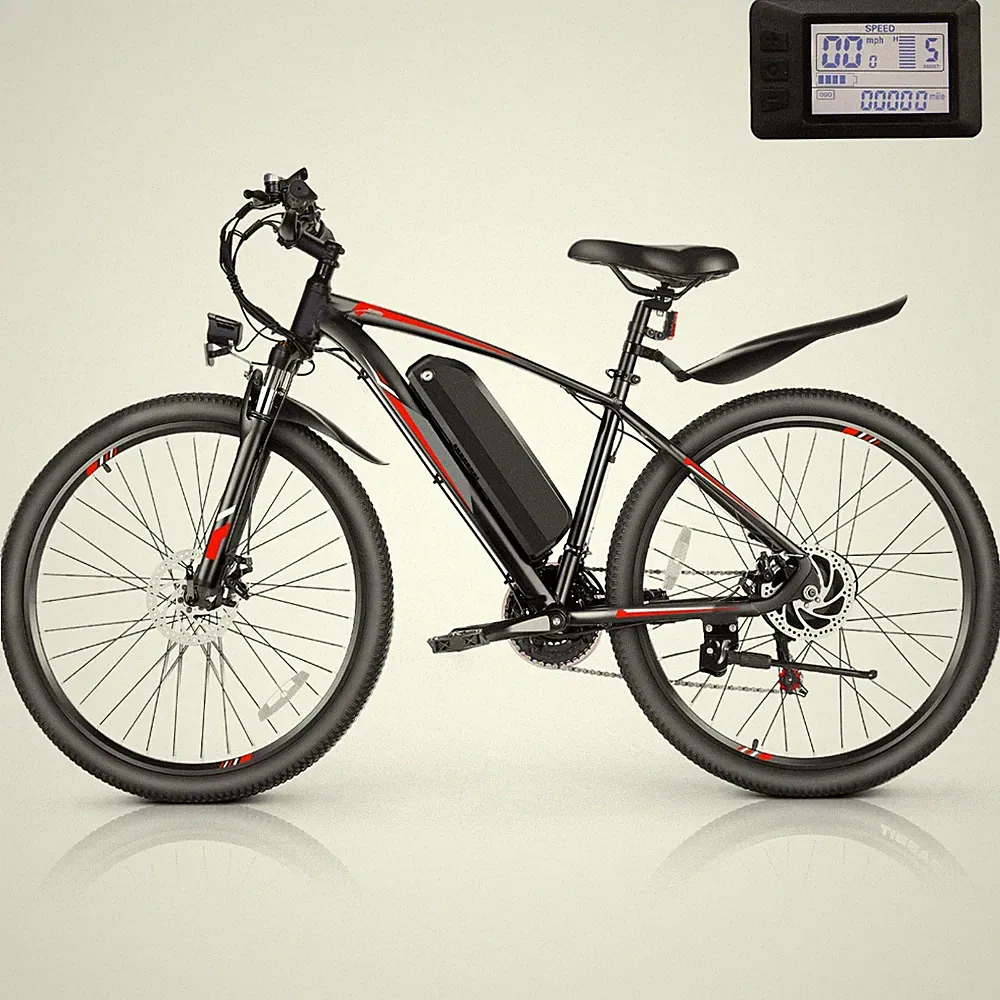500W 48V Powerful Electric Bike 27.5in Mountain Bicycle 21-Speed Cruiser e Bike✅