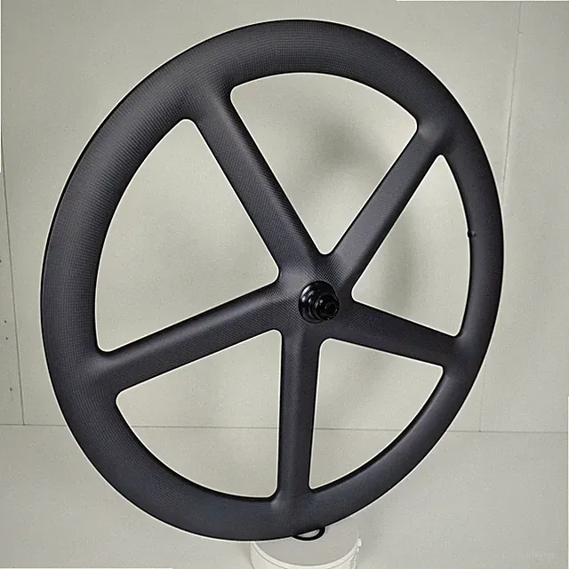 700C Carbon 5-Spoke Road/Fixed Gear Wheelset for Enhanced Cycling Experience