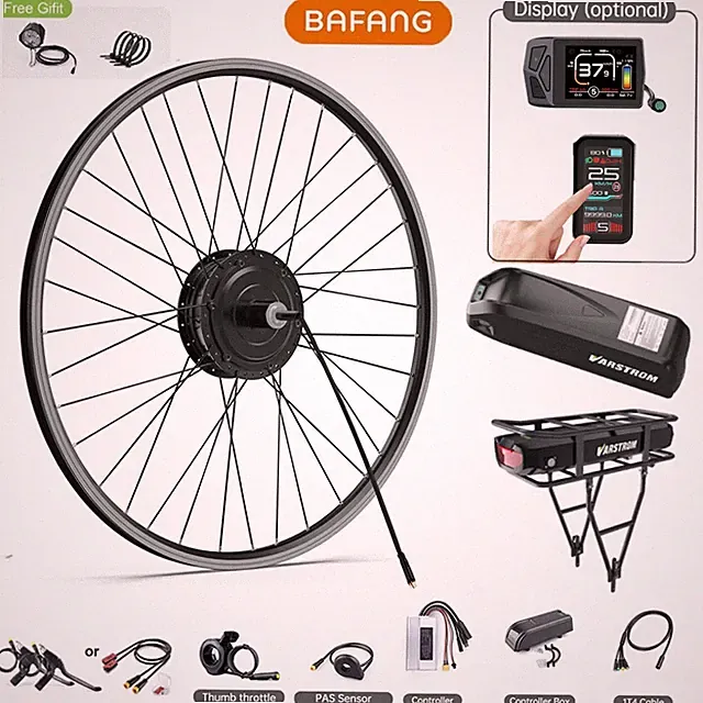 BAFANG 48V 500W Rear Hub Motor Kit 26"27.5"700C Wheel EBike Conversion kits US