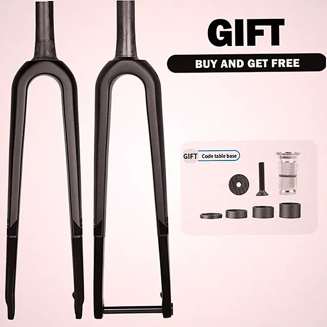 Carbon Fiber Road Bike Fork Quick Release Axle Gravel Bicycle Fork 700c /27.5er