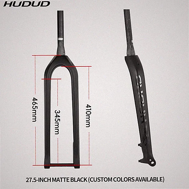 Carbon Ultra-Light Mountain Bicycle Frame Suspension Thru-Axle Hard Fork
