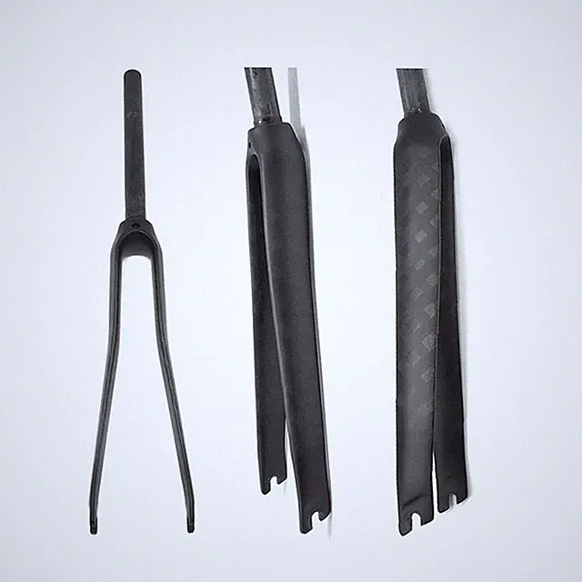 Full Carbon Road Bike Fork Bicycle Parts 1-1/8 700c 12k Finish Cycling Forks
