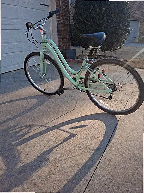 Green HUFFY Parkside SE Bicycle 27.5 inch Adult Cruiser