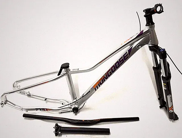 Mongoose Tyax Sport 27.5 Womens " Alloy 148mm Disc Hardtail Medium Frame + Fork