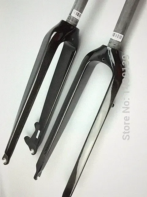 Mountain Bike Carbon Fibre Front Forks Disc Brake Hard Fork 26er 27.5er 29er