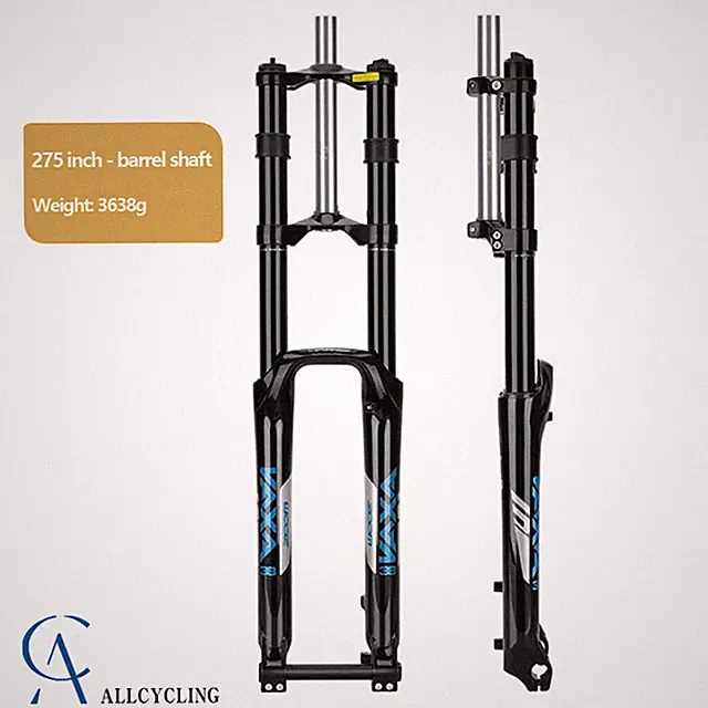 MTB Bicycle Double Shoulder Bicycle Air Fork Adjustable Shock 26/27.5/29er