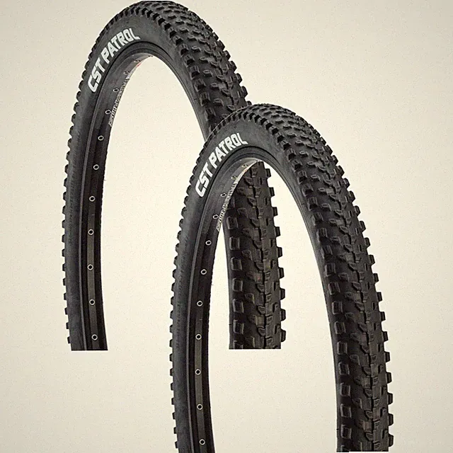 Pack of 2 CST Patrol Tire 27.5 x 2.25 Clincher Wire Black 27tpi 65psi MTB
