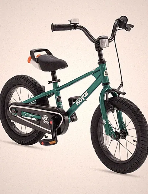 Royalbaby EZ Kids Bike, 2-in-1 Balance & Pedal Bicycle for Beginners Easy 16 Inc