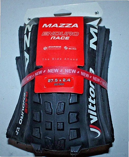 Vittoria Mazza Enduro Race MTB Bike Tire 27.5x2.4" Black Knobby Tubeless Loose ~